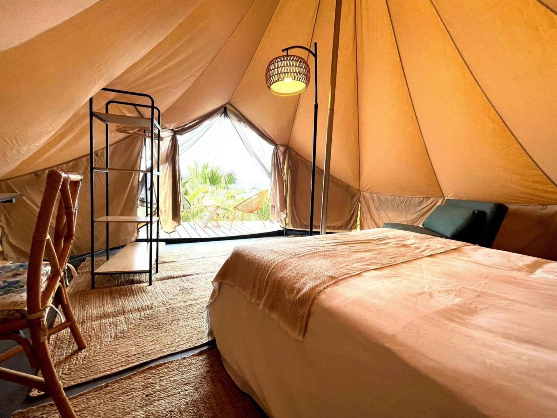 Glamping Tent Ocean View Private External Bathroom